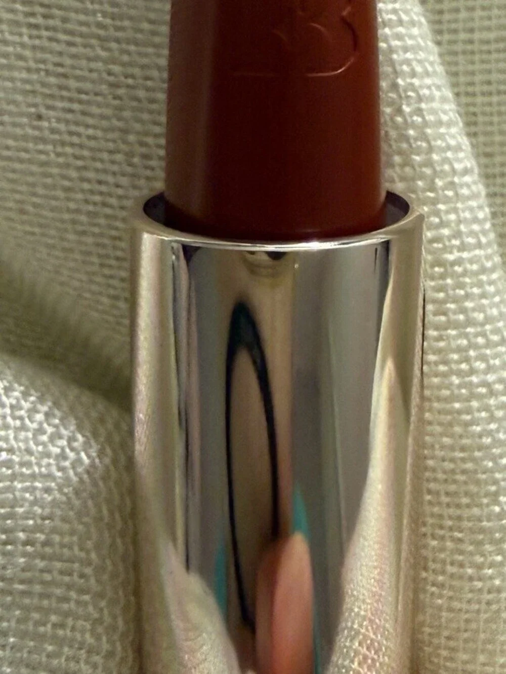 Fenty Beauty Icon Semi-Matte Lipstick Grill Master Metallic Nude Case NEW